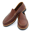 The 1967 Moccasin – Handcrafted Brown Leather Loafers