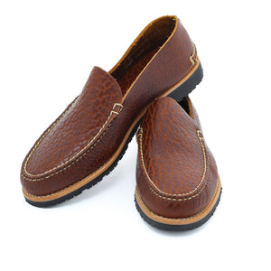 The 1967 Moccasin – Handcrafted Brown Leather Loafers