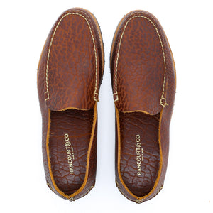 The 1967 Moccasin – Handcrafted Brown Leather Loafers