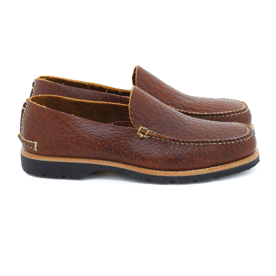 The 1967 Moccasin – Handcrafted Brown Leather Loafers