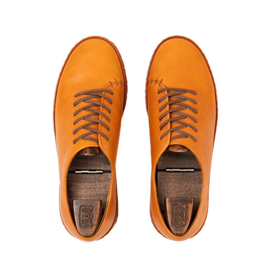 The Valencia Derby – Handcrafted Tan Leather Shoes