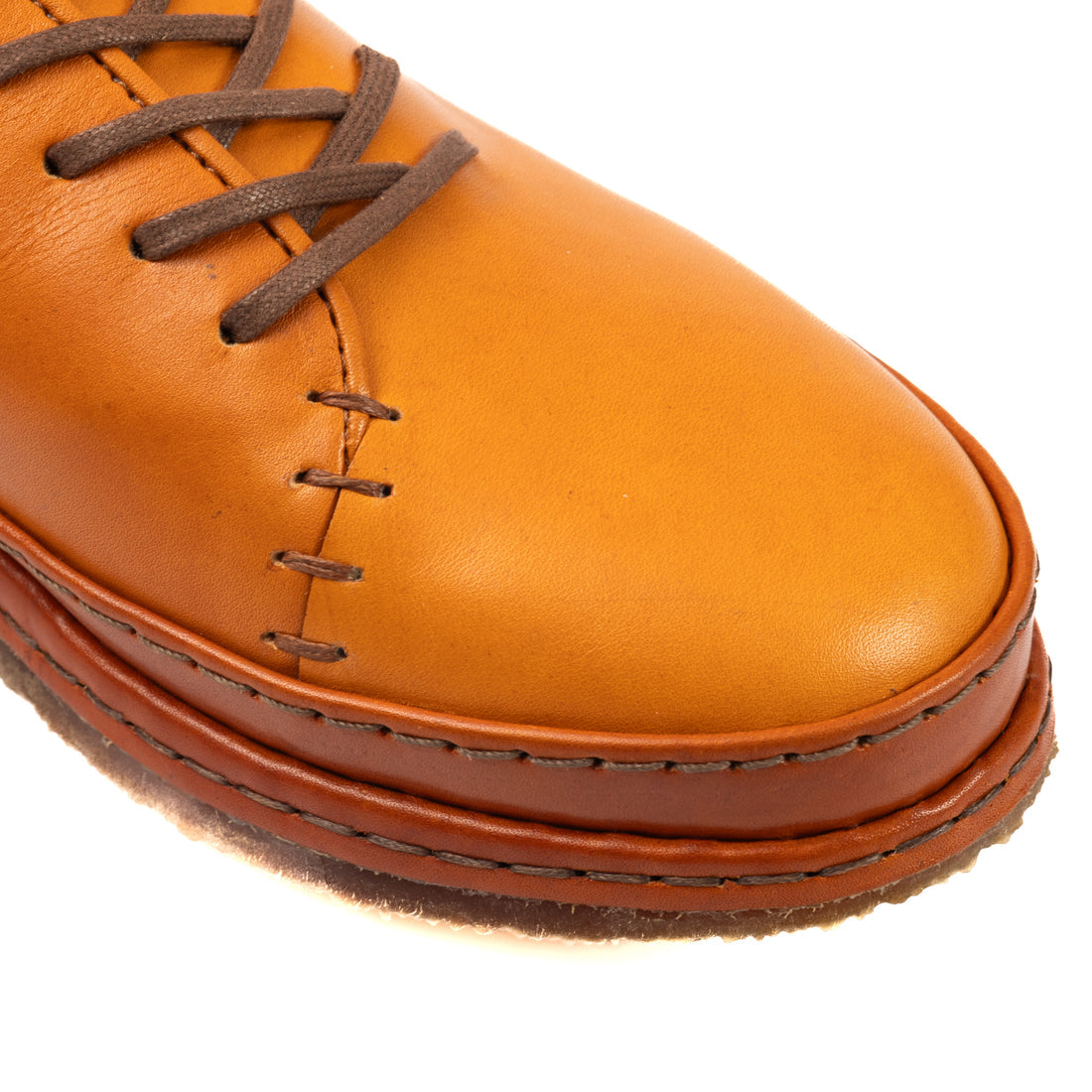 The Valencia Derby – Handcrafted Tan Leather Shoes