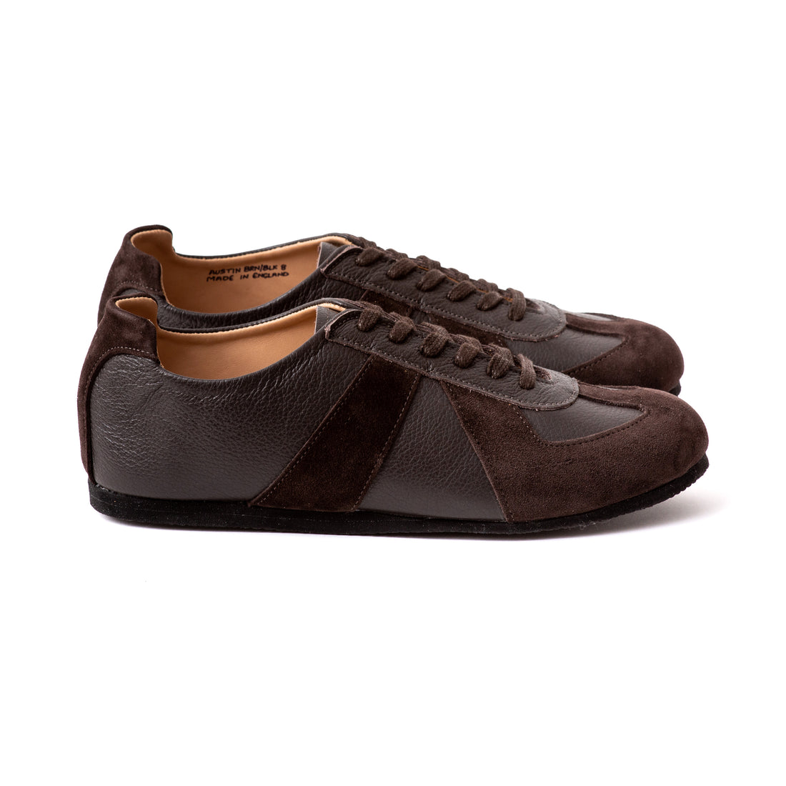 The Torino Sneaker – Handcrafted Brown Leather & Suede Sneakers