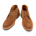 The Aspen Chukka – Handcrafted Tan Suede Leather Boots