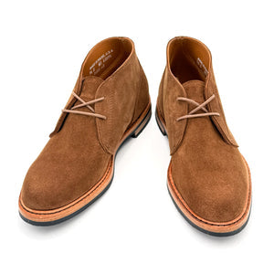 The Aspen Chukka – Handcrafted Tan Suede Leather Boots