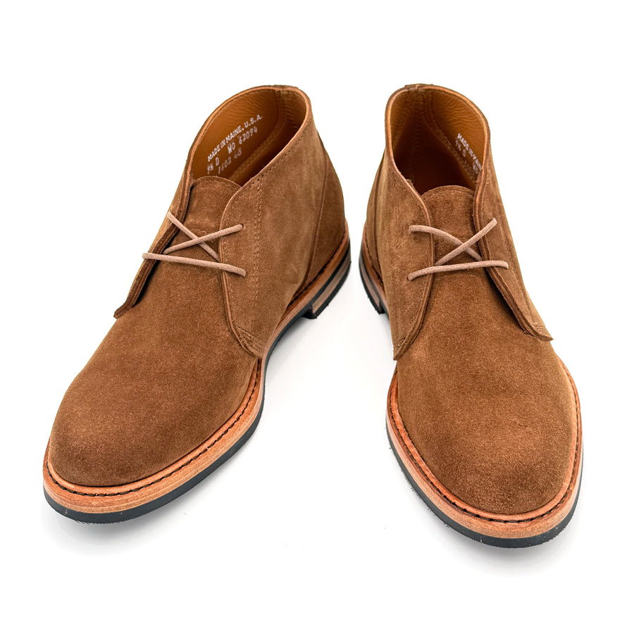 The Aspen Chukka – Handcrafted Tan Suede Leather Boots