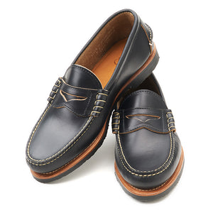 The Verona Penny Loafer – Handcrafted Black Leather Loafers