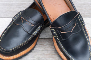 The Verona Penny Loafer – Handcrafted Black Leather Loafers