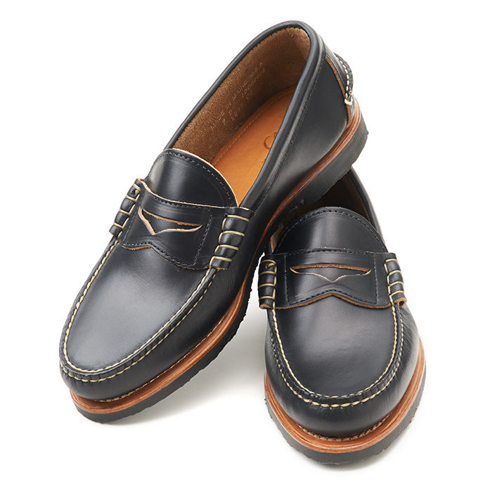 The Verona Penny Loafer – Handcrafted Black Leather Loafers