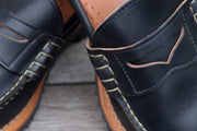 The Verona Penny Loafer – Handcrafted Black Leather Loafers