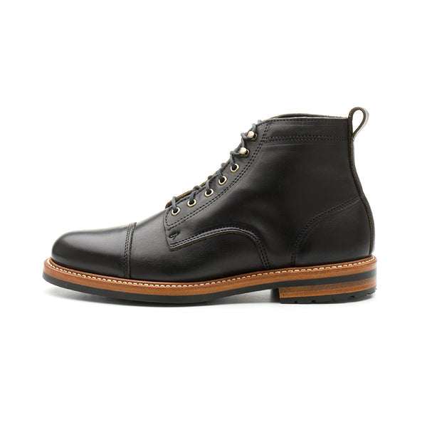 The Maverick Boot – Handcrafted Black Leather Heritage Boots