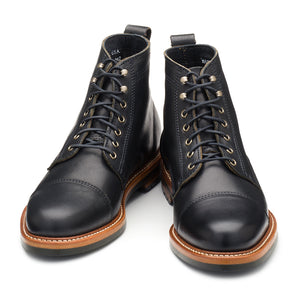 The Maverick Boot – Handcrafted Black Leather Heritage Boots