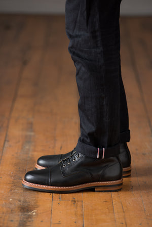 The Maverick Boot – Handcrafted Black Leather Heritage Boots
