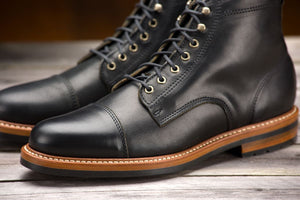 The Maverick Boot – Handcrafted Black Leather Heritage Boots