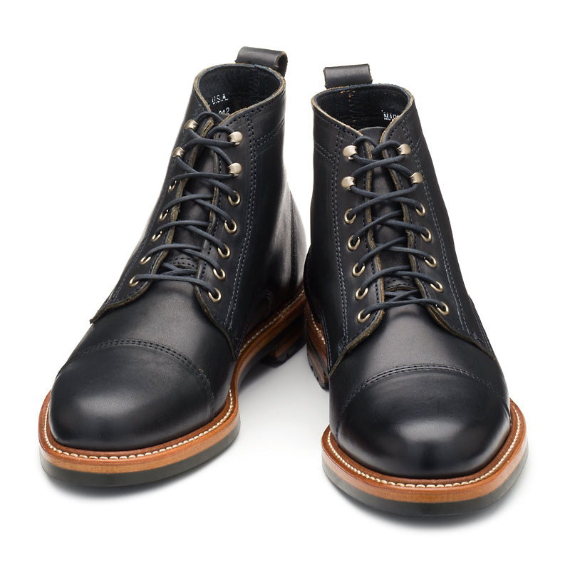 The Maverick Boot – Handcrafted Black Leather Heritage Boots